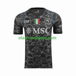 Camisola Napoli Halloween Homem Equipamento Primeiro 2023-2024 Manga Curta